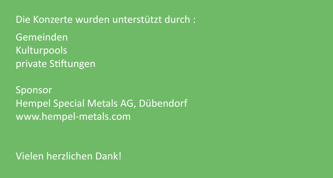 Dankeschön an Unterstützung